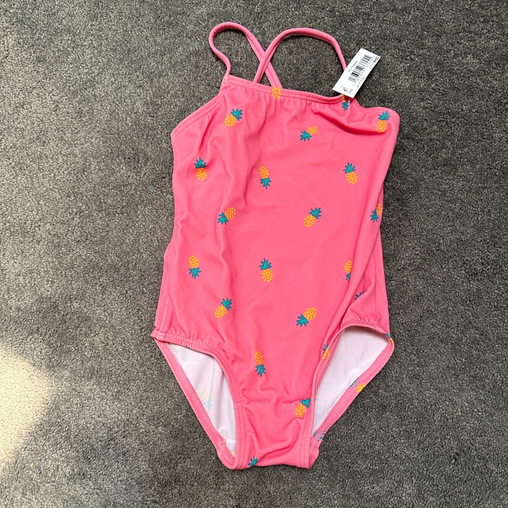 NWT amazon pineapple bathing suit 24 months